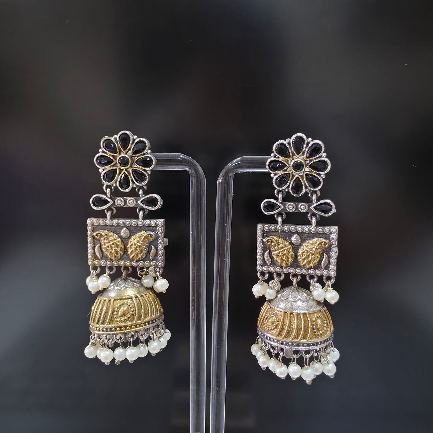 ROYAL LOTUS TWIN JHUMKAS