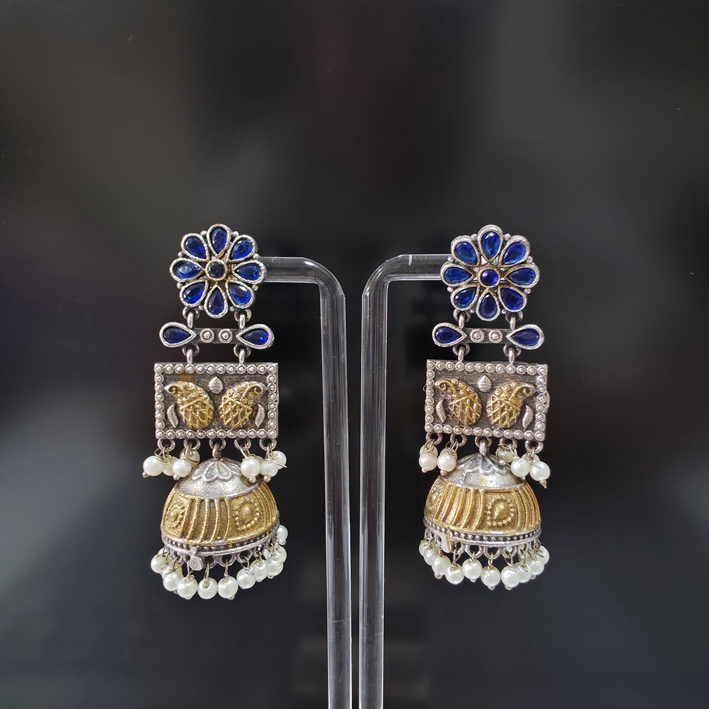 ROYAL LOTUS TWIN JHUMKAS