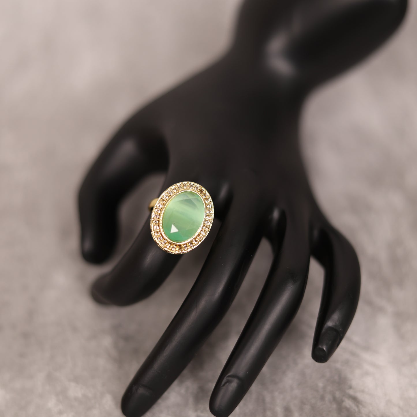 ROYAL MONALISA AD GOLD PLATED ADJUSTABLE RINGS
