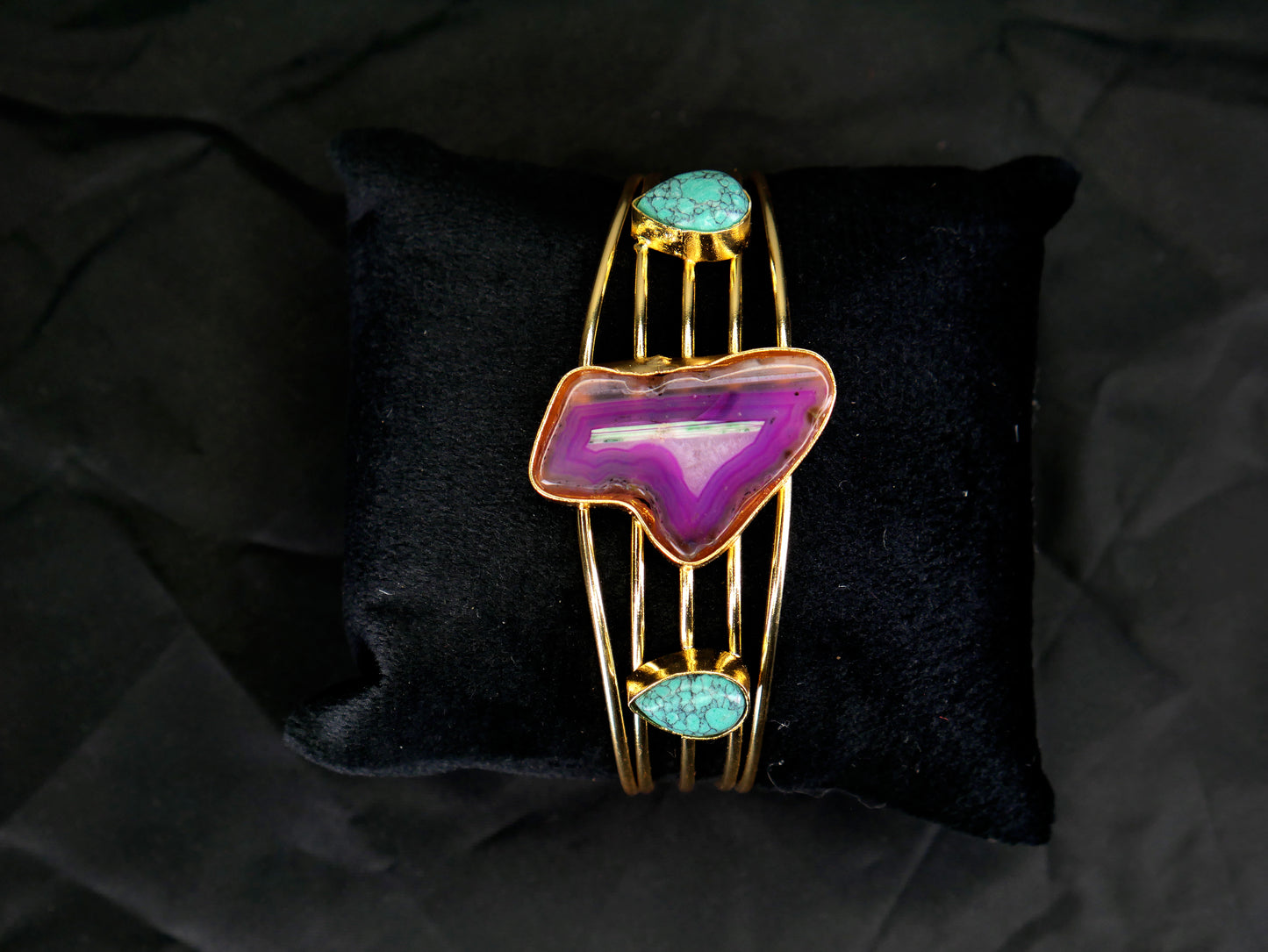 MYSTIC AURA BOHO MULTI- STONE CUFF