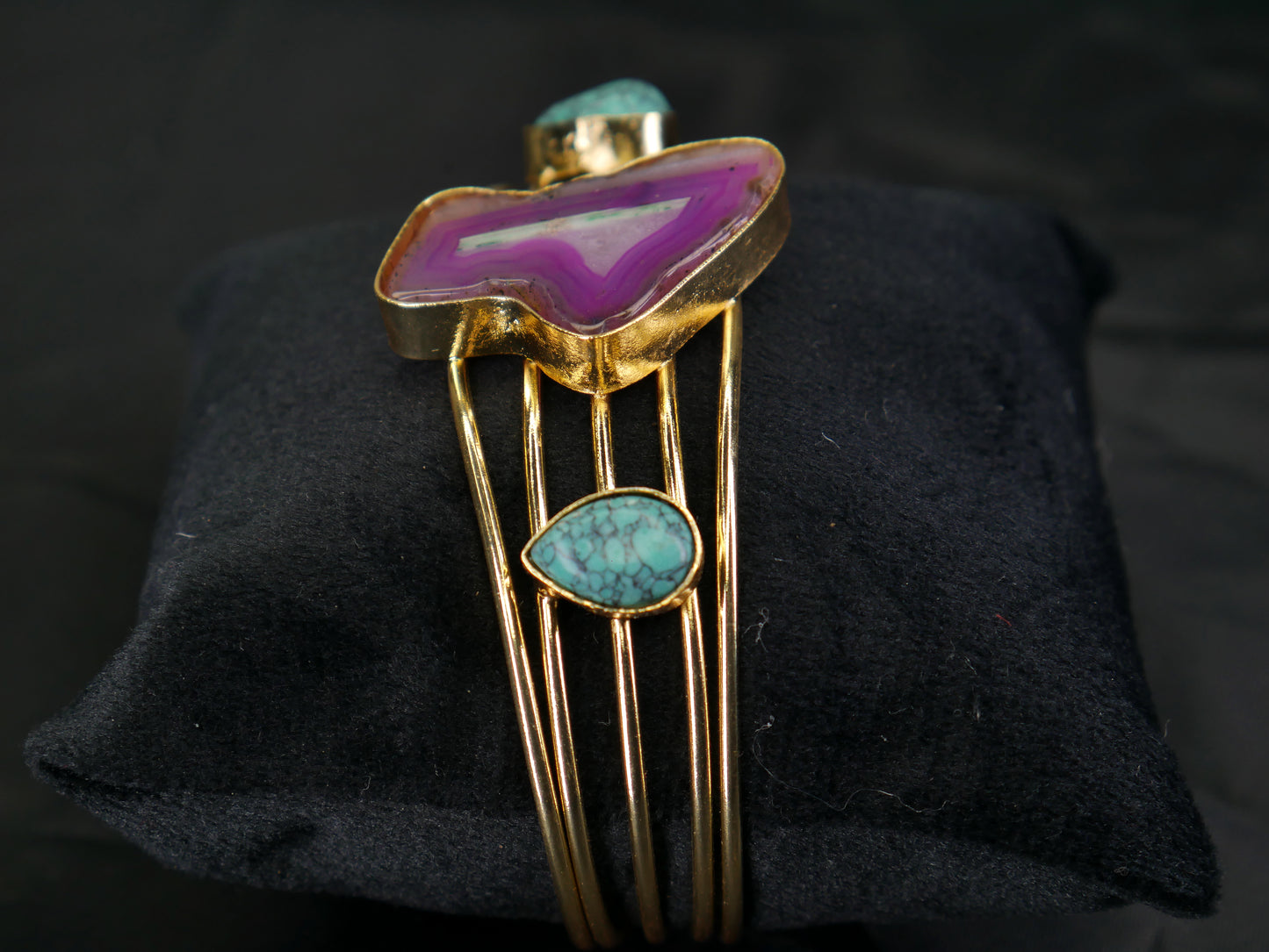 MYSTIC AURA BOHO MULTI- STONE CUFF