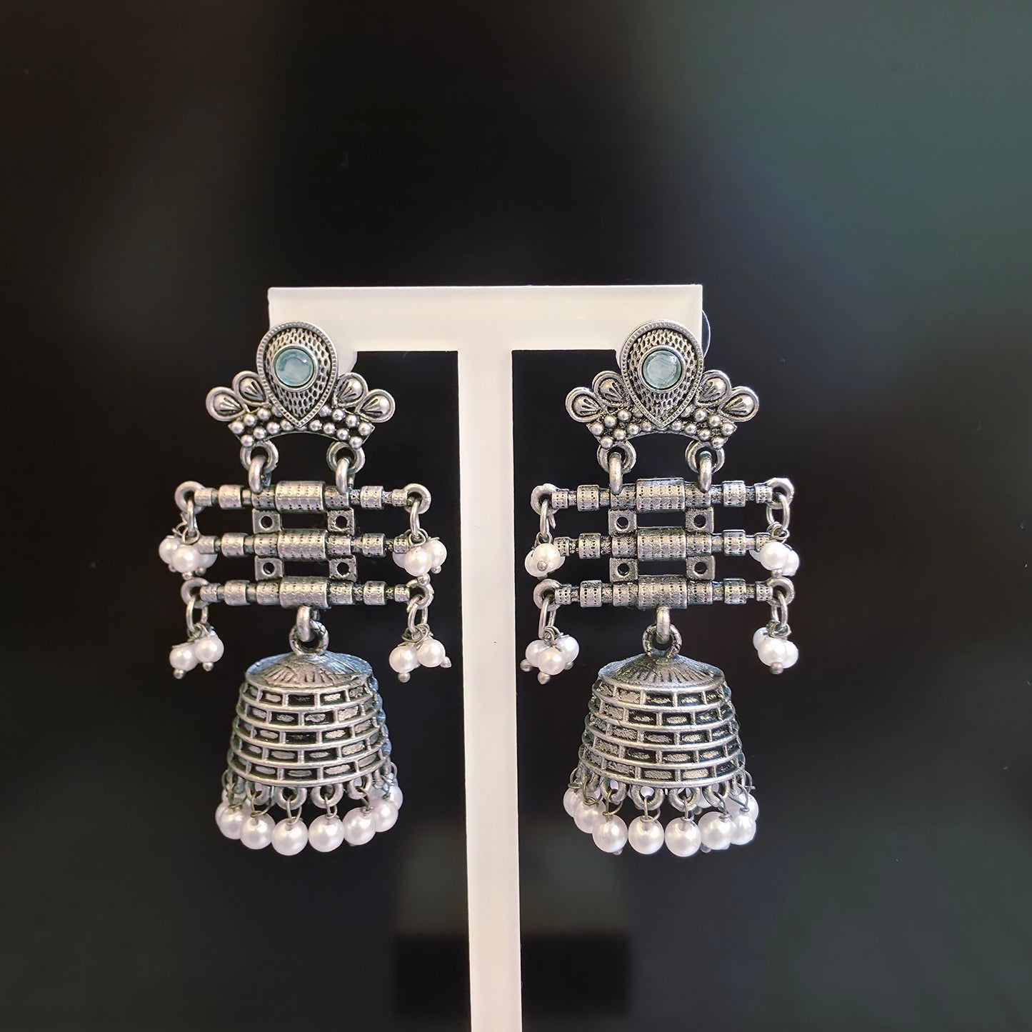 WEDDING WEAR COPPER EXUISITE FUSION WITH JHUMKI
