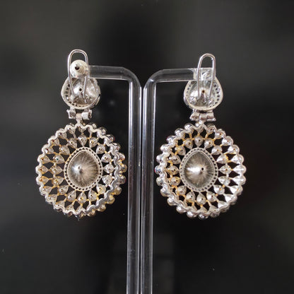 MEIRA RUBY GREEN KUNDAN DANGLER