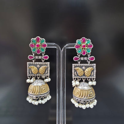 ROYAL LOTUS TWIN JHUMKAS