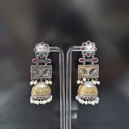 ROYAL LOTUS TWIN JHUMKAS