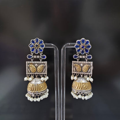 ROYAL LOTUS TWIN JHUMKAS
