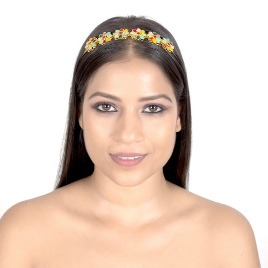 FLORAL SPARKLE HAIRBAND