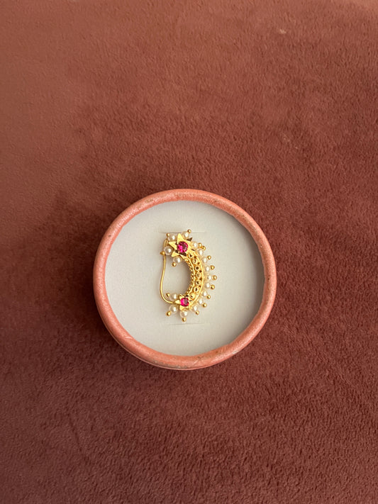 MAHARASHTRIAN SONCHAFA NATH WITH GOLD PLATED