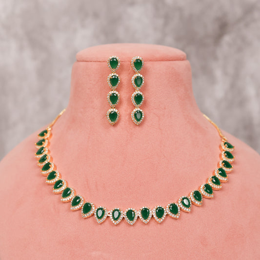 EMERALD RAINDROP ELEGANCE AD SET