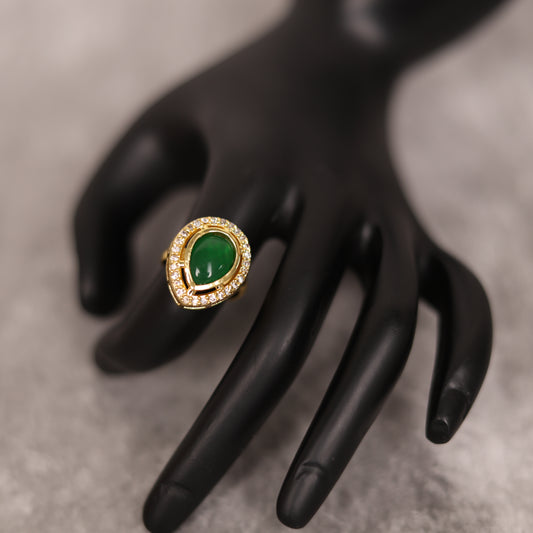 ROYAL MONALISA AD GOLD PLATED ADJUSTABLE RINGS