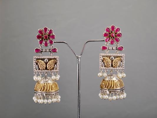 ROYAL LOTUS TWIN JHUMKAS
