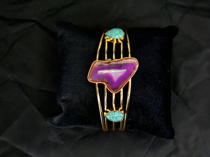 MYSTIC AURA BOHO MULTI- STONE CUFF