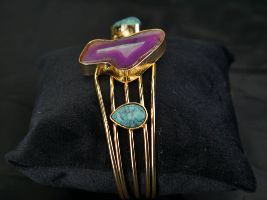 MYSTIC AURA BOHO MULTI- STONE CUFF